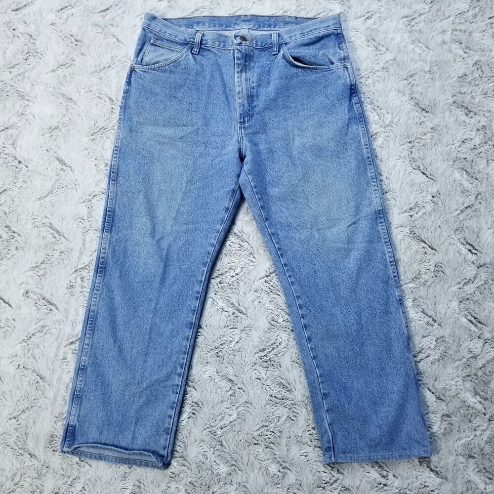 Legendary Gold Jeans Mens 36x29 Blue Regular Straight Medium Wash American Denim
